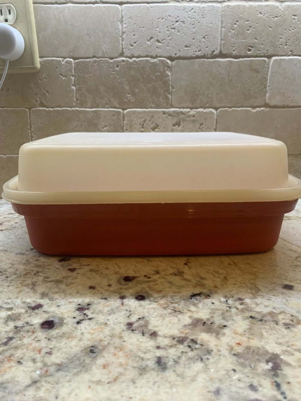 Vintage Tupperware Season Serve Meat Marinating Container - Paprika (#1294-1)
